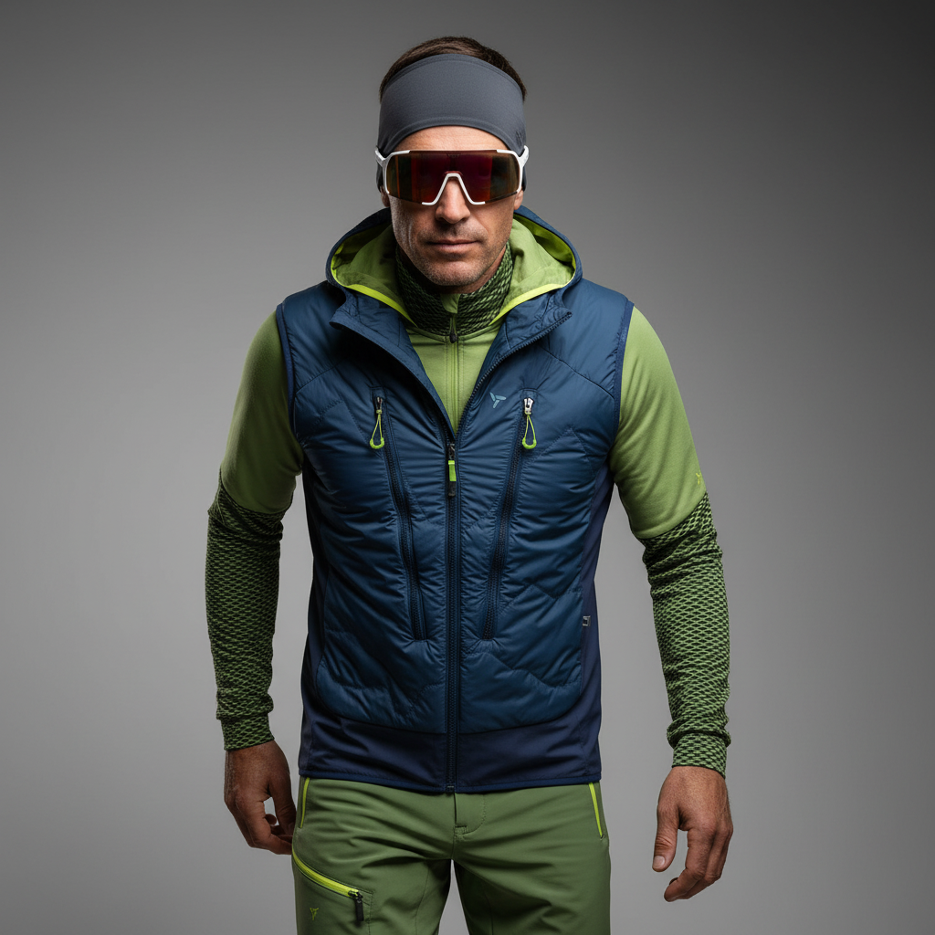 Gilet de ski alpin pour homme MJ2104 Polaro