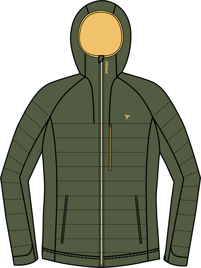 Veste isolante coupe-vent pour homme MJ1142 Rutor