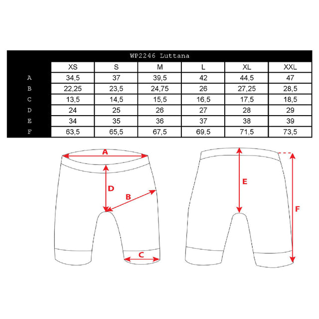 Shorts 3/4 femmes WP2246 Luttana