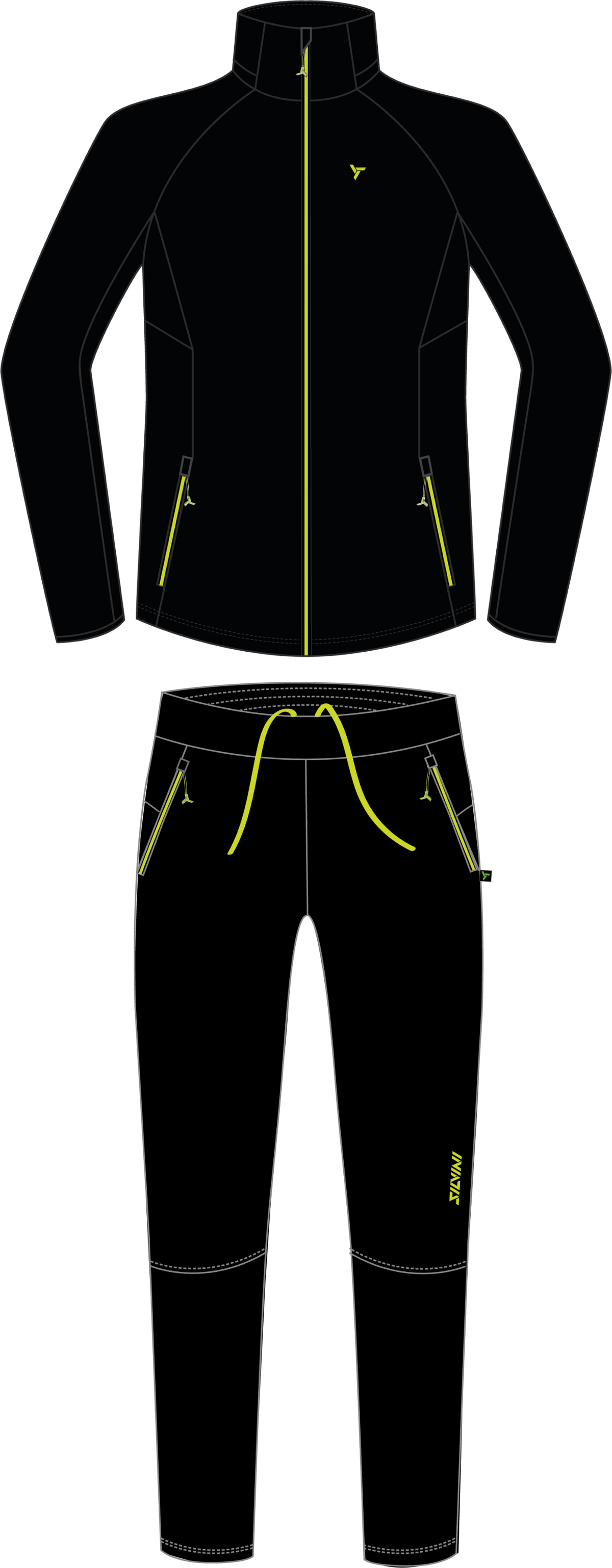 Ensemble de ski de fond pour hommes XCM2501 Cassiano